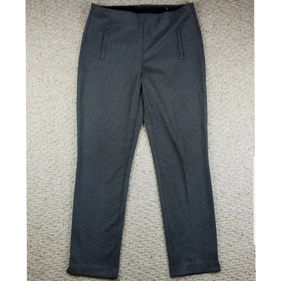 Chicos Juliet Textured Dot Ankle Pants - Picture 3 of 8